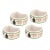 English Spode Christmas Tree Gold Napkin Rings, Set of 4 For Sale - Image 3 of 3