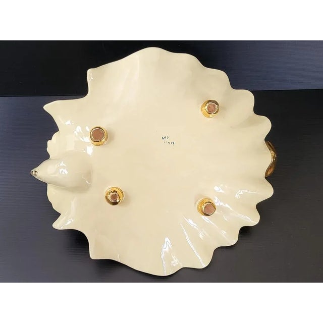 Vintage Italian Ceramic Fruit Bowl, 1960 For Sale - Image 8 of 12