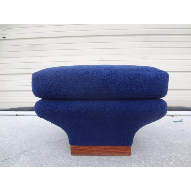 French Mid-Century Modern Ottoman Attributed to Pierre Paulin For Sale - Image 10 of 11