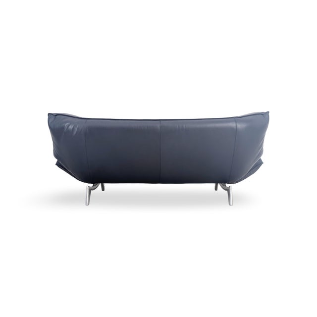 Leolux Tango Sofa in Leather Black from Leolux For Sale - Image 4 of 11