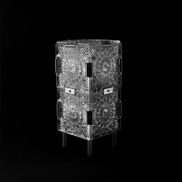 Table Lamp by Kamenický Šenov, Czechoslovakia, 1960s, in Very Good conditions. Designed 1960 to 1969 This piece is...