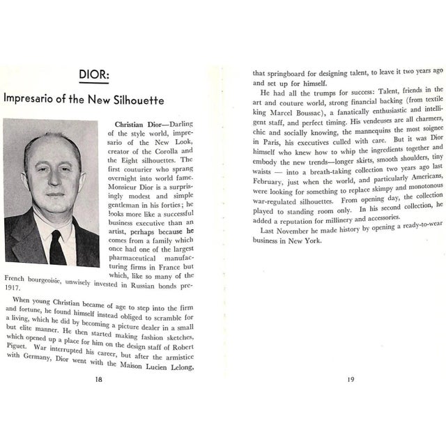 "Paris Couturiers and Milliners" 1949 Perkins, Alice K. For Sale In New York - Image 6 of 8