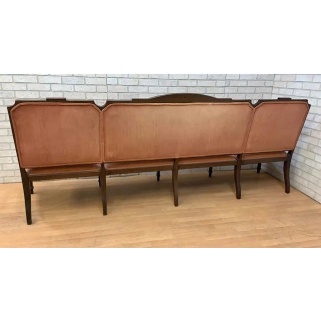 Vintage Federal Style Extra Long Hall Bench For Sale - Image 11 of 11
