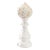 Artichoke Finial - White, Large For Sale