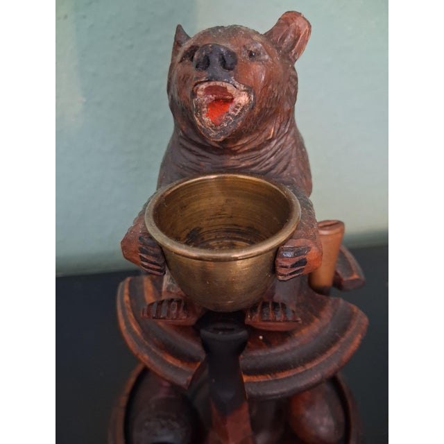 Brown Vintage Ashtray and Pipe Holders, 1950s, Set of 5 For Sale - Image 8 of 9