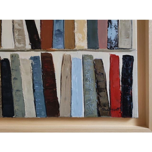 Logos, Abstract Library, Contemporary Art, Framed by Sophie Dumont For Sale - Image 4 of 10