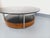 Vintage Italian Round Coffee Table in Teak, Chrome Metal and Smoked Glass, 1960s For Sale - Image 6 of 18