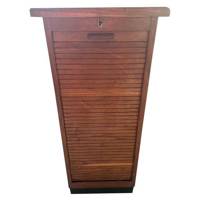 Cabinet with Roller Shutter, Early 20th Century For Sale - Image 16 of 16