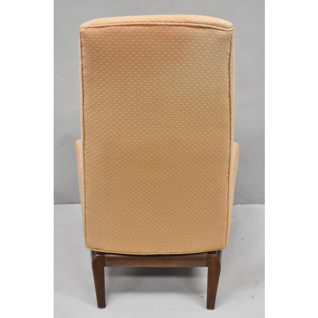 Mid Century Modern Walnut Lounge Chair Attr. T H Robsjohn Gibbings for Widdicomb For Sale - Image 13 of 18