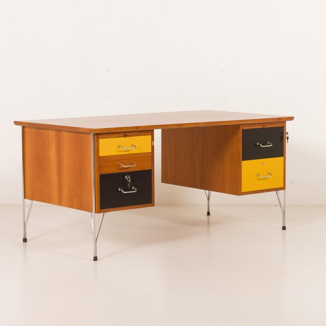 1970s Mid-Century Modern Danish Teak Desk, 1970s For Sale - Image 5 of 18