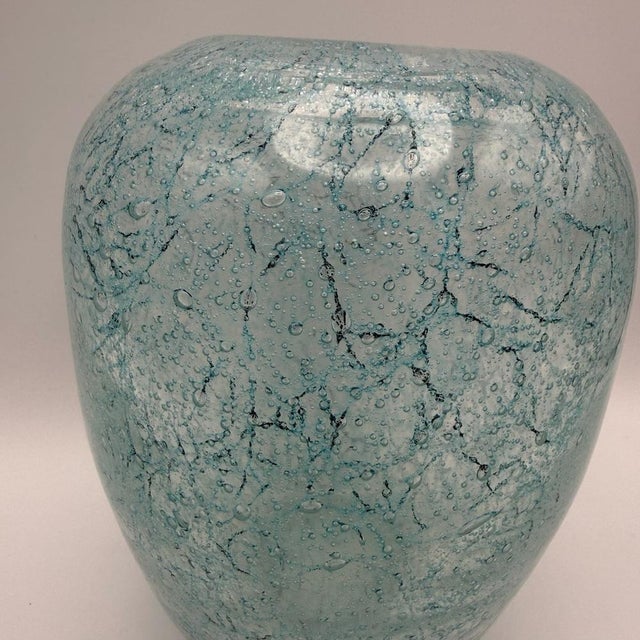 Glass Vintage Art Deco Glass Vase by Walter Dexel for WMF Ikora, 1930s For Sale - Image 7 of 8