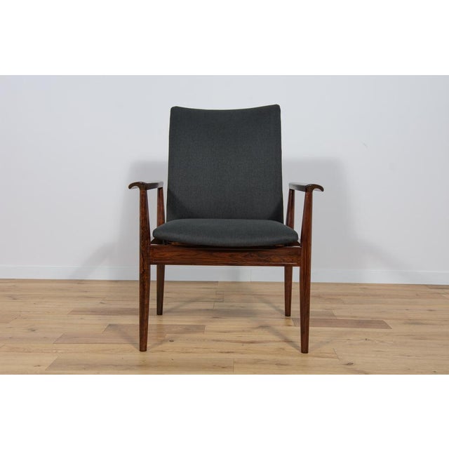 Finn Juhl Model 209 Diplomat Armchair by Finn Juhl for France & Son, 1960s For Sale - Image 4 of 18