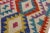 1990s Caucasian Kilim Beige Blue Wool Rug - 3'2" X 4'9" For Sale - Image 5 of 7