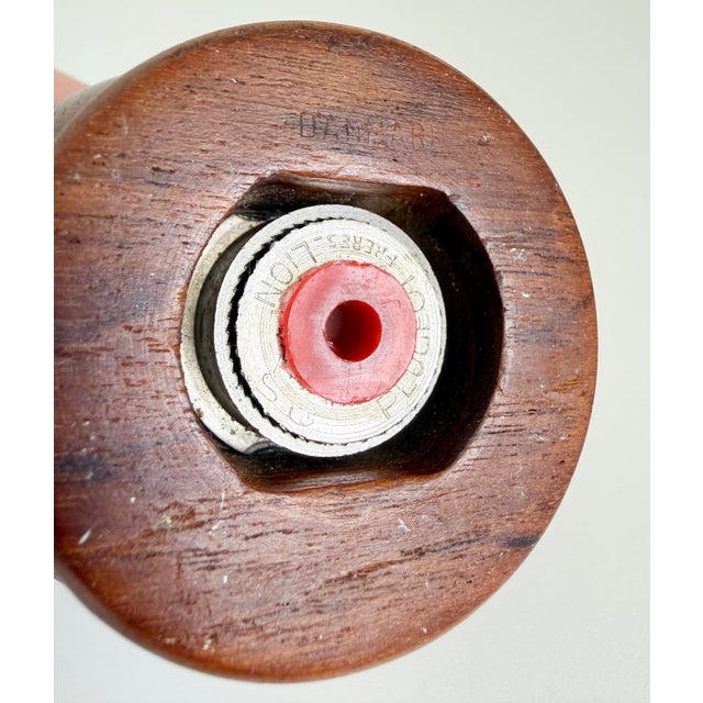 1950s Rare Early Jens Quistgaard Peppermill & Salt Shaker For Sale - Image 9 of 9