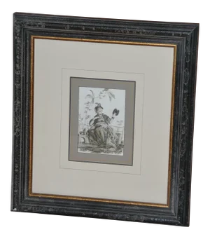 Vintage Mid-Century Soicher Marin for Williams-Sonoma Inc Fine Art Framed Print