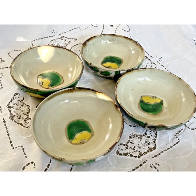 Ceramic Mid 20th Century Japanese Hand Painted Pottery Tea Set- 21 Pieces For Sale - Image 7 of 15