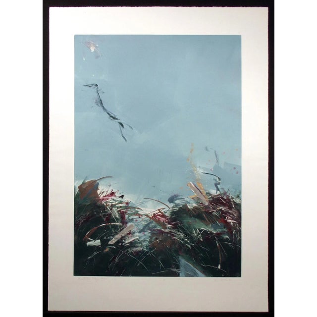 Unframed original monotype artwork on Arches paper by Howard Hersh. Hand signed, dated and titled by the artist in pencil....