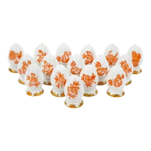 Herend Hungarian Porcelain Tableware Salt & Pepper Service / 16 Pieces