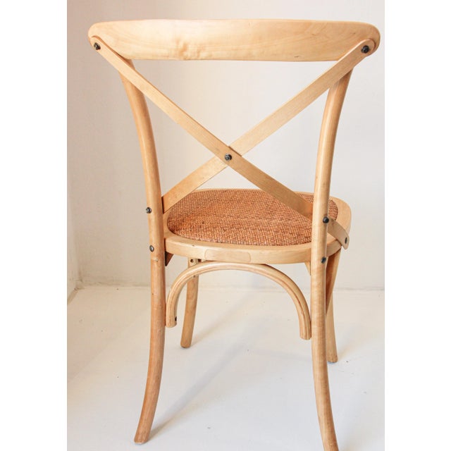 French Provincial Country Rustic Style Side Chair For Sale - Image 9 of 12