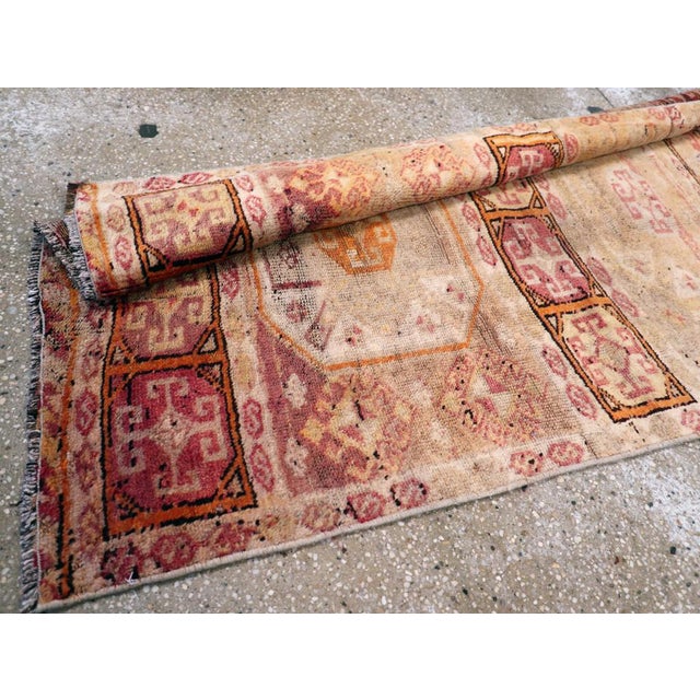 Galerie Shabab Collection Mid-20th Century Turkish Anatolian Runner For Sale - Image 10 of 10