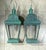 Pair of Vintage Solid Brass Hanging Lanterns. 20”.5 H X 8”.5w X 8”.5 W For Sale - Image 10 of 17