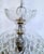 Vintage Hand Cut Glass Dish Basket Chandelier For Sale - Image 4 of 8