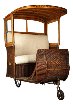 Vintage Ocean Rolling Chair Co. Inc. Boardwalk Cart: A Timeless Seaside Treasure