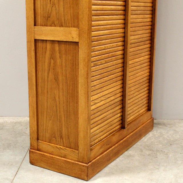 Vintage Filing Cabinet in Oak, 1920s For Sale - Image 9 of 15