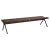 Small Perlude Natural Walnut Bench by Caroline Voet For Sale - Image 6 of 6