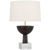Modern Ray Booth by Visual Comfort Signature Eadan 26" Table Lamp in Warm Iron with Linen Shade For Sale - Image 3 of 3