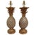 Metal 1960's Vintage Italian Gilt Terracotta Pineapple Lamps-Pair For Sale - Image 7 of 9