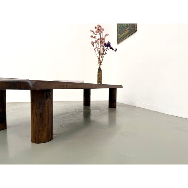 Modern Coffee Table in Elm, 1970s For Sale - Image 15 of 18