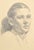Albert Goltjakov, Portrait of a Woman, 1960s, Pencil on Paper, in Good conditions. Designed 1960 to 1969 I have official...