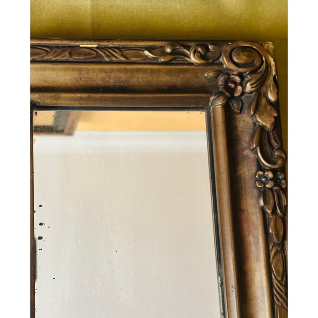 Art Nouveau 1920s Art Nouveau Five-Panel Mantel Mirror For Sale - Image 3 of 8