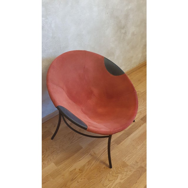Red Circle Balloon Chair from Lusch & Co, 1960s For Sale - Image 8 of 14