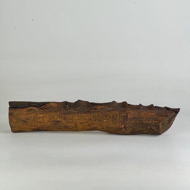 American Vintage Natural Wood Log Specimen With Unusual Growth Development, Sculpture For Sale - Image 3 of 8