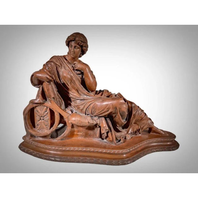 Large Antique Sculpture, 1880 For Sale - Image 3 of 13