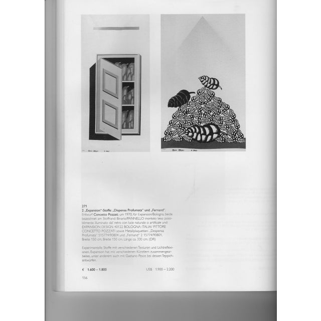 Vintage Italian Tapestries by Concetto Pozzati, Fernand and Dispensa Profumata, 1970s, Set of 2 For Sale - Image 9 of 10