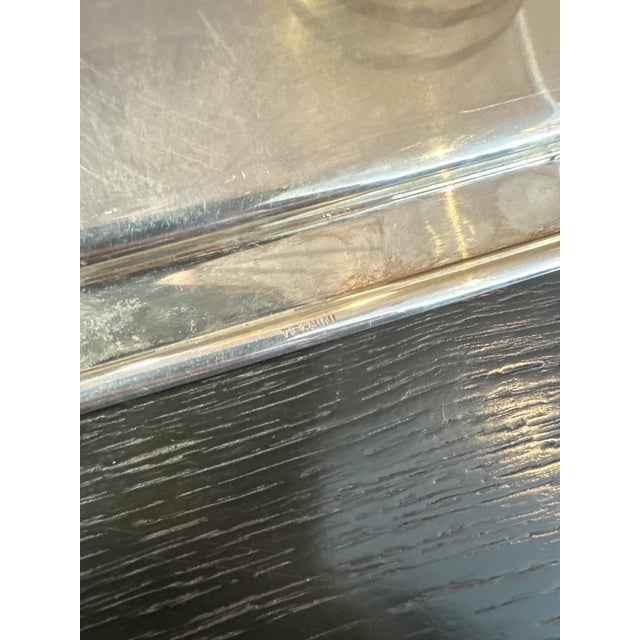 Silver Tray by Teghini for Teghini Firenze, 1970s For Sale - Image 8 of 9