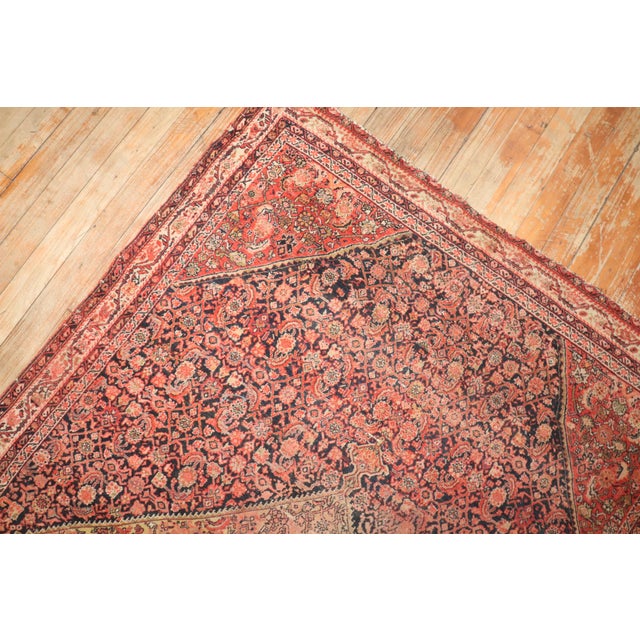 19th Century Zabihi Collection Distressed Persian Rug - 3'7" x 5' For Sale - Image 10 of 12