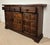 Spanish Rustic Oak Sideboard with Paneled Doors and Iron Hardware, 1930s For Sale - Image 9 of 11