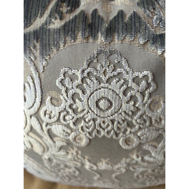 A pillow made from a vintage Bevelaqua cut silk velvet, a down insert is included.