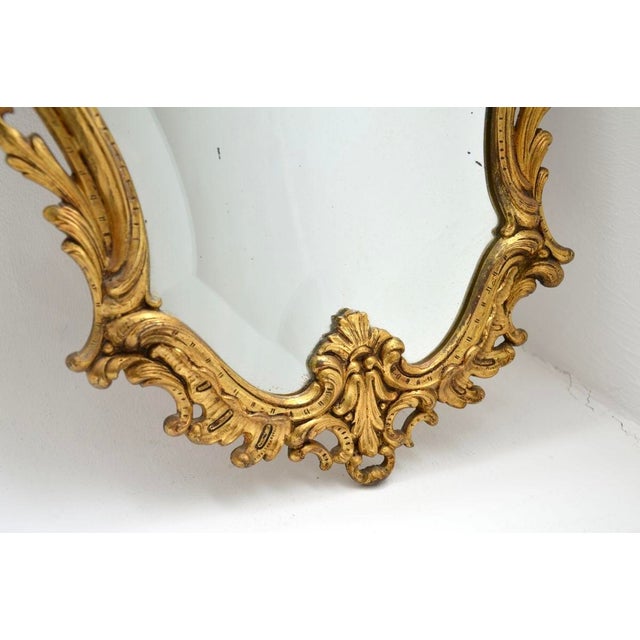 Antique French Gilt Bronze Mirror, 1900s For Sale - Image 4 of 6