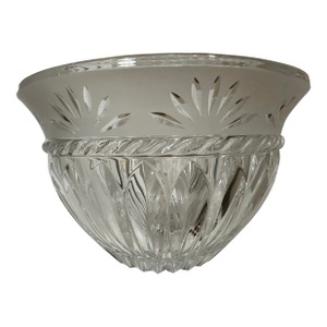 Vintage 1980s Cristal D’ Arques Large Lead Crystal “Carthage” Bowl