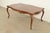 Brown Henredon French Provincial Louis XV Carved Walnut Extension Dining Table With Parquet Top For Sale - Image 8 of 15