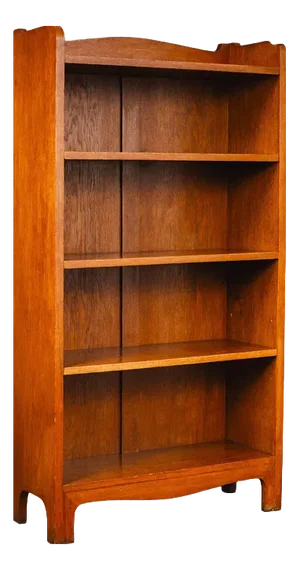Art Nouveau Bookshelf in Oak