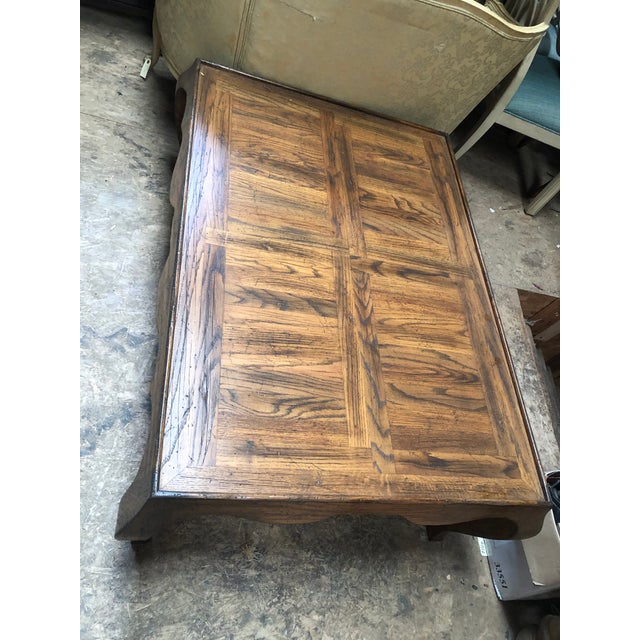 Mid 20th Century Country French Style Oak Coffee Table Chairish