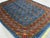 5'1" X 6'5" Blue Turkmen Mori Gul Geometric Rug For Sale - Image 4 of 17