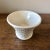 Hollywood Regency Mid 20th Century White Italian Pottery Basketweave Bowl For Sale - Image 3 of 6