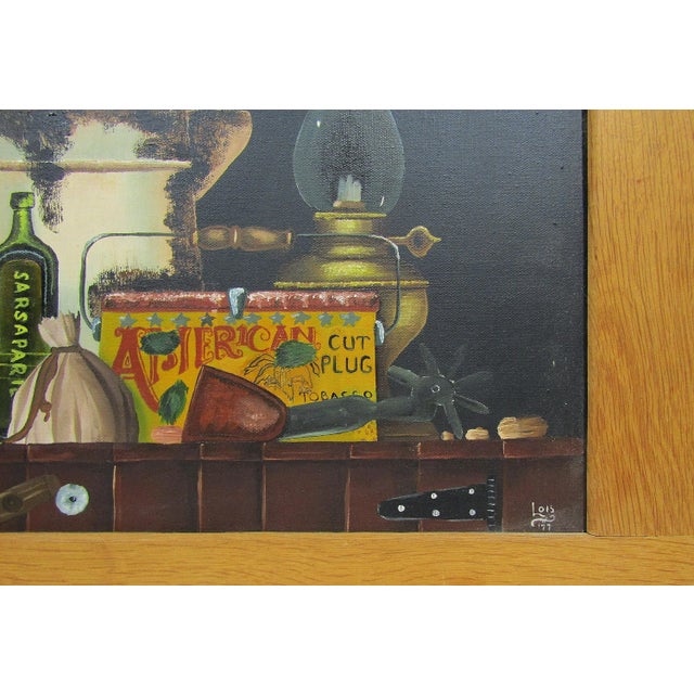 Vintage Lois '77 Still Life Painting - Western Charm For Sale In Austin - Image 6 of 7